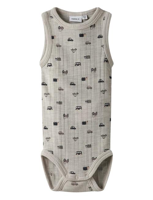 Nbmwang Wool Needle Tank Body Name It Grey