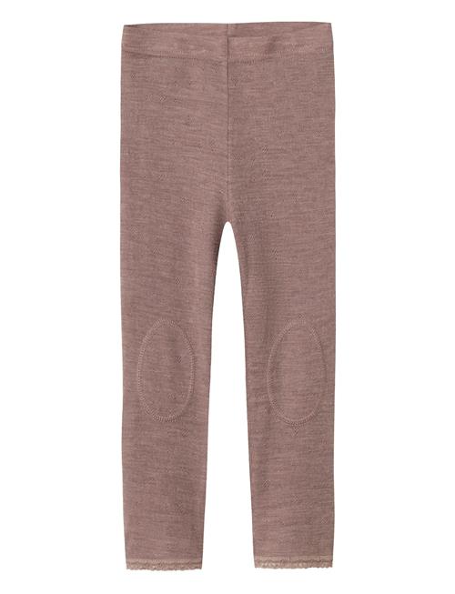 Nmfwang Wool Neddle Legging Solid Noos Name It Pink