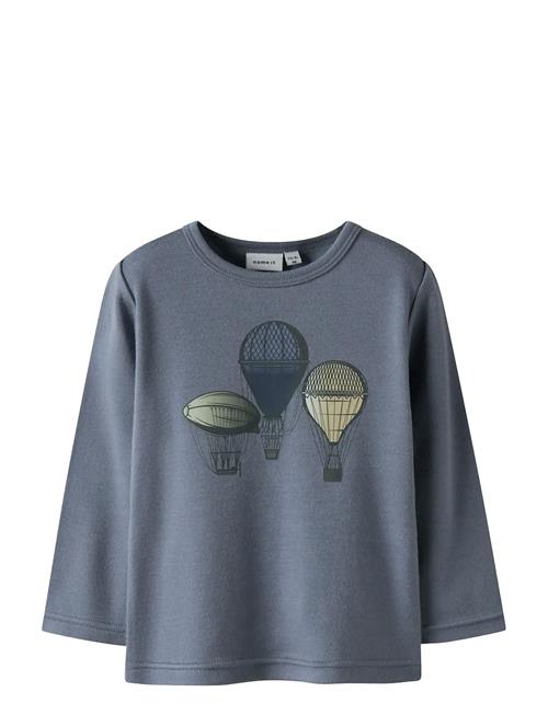 Nmmwillitus Wool Ls Top Name It Blue