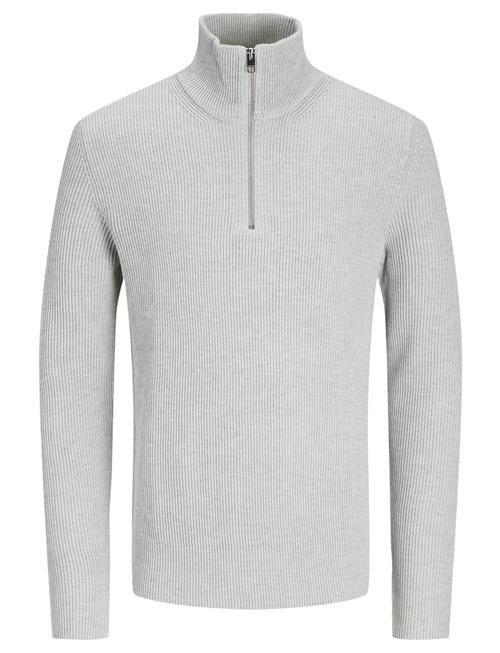 Jack & Jones Jjeperfect Knit Half Zip Sn Jack & J S Grey