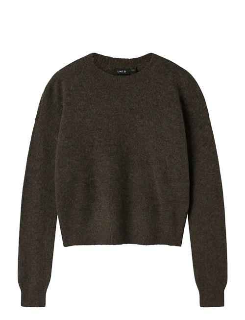 Nlflodet Ls Short Knit Noos LMTD Brown