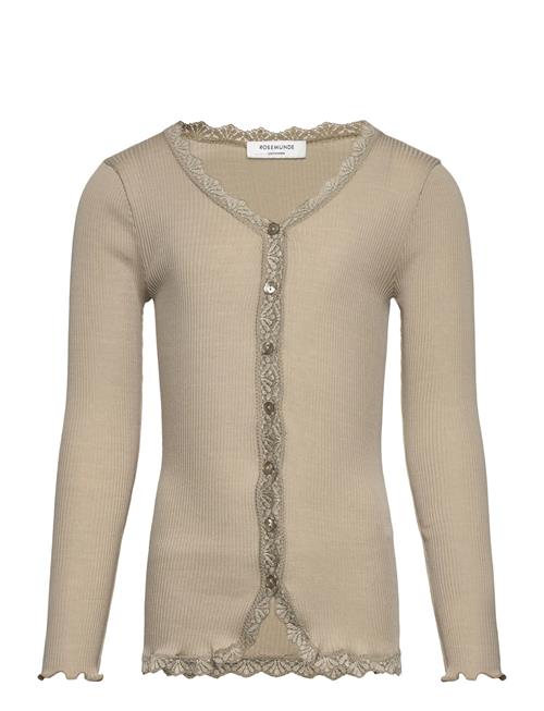 Rkbalta Ls Cardigan W/ Lace Rosemunde Kids Beige