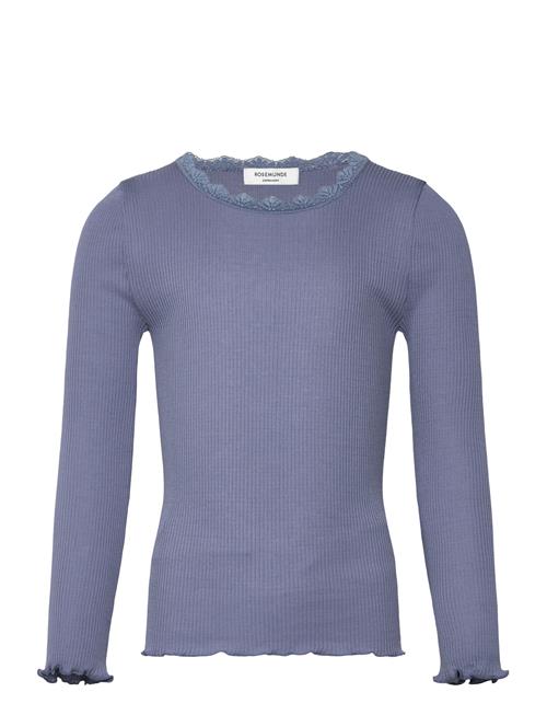Rkbalta Modal Ls Lace T-Shirt Rosemunde Kids Blue