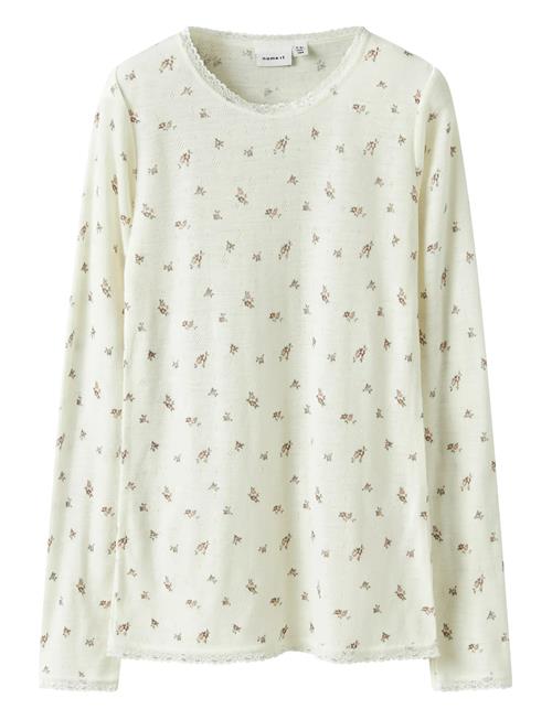 Nkfwang Wool Needle Ls Top Name It White