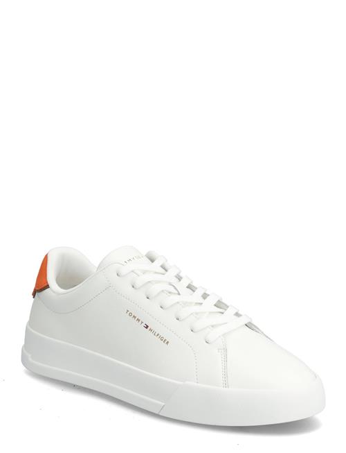Th Court Lth Detail Ess Tommy Hilfiger White