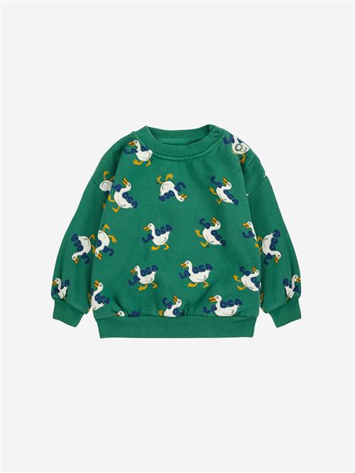 Bobo Choses La Oca All Over Sweatshirt Green  Green 12 Months  Grøn  12 måneder  Unisex
