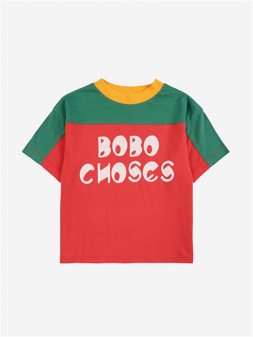 Bobo Choses Bobo Choses Color Block T-shirt Multicolor  Multicolor 12-13 Years  Rød  12-13 år  mand