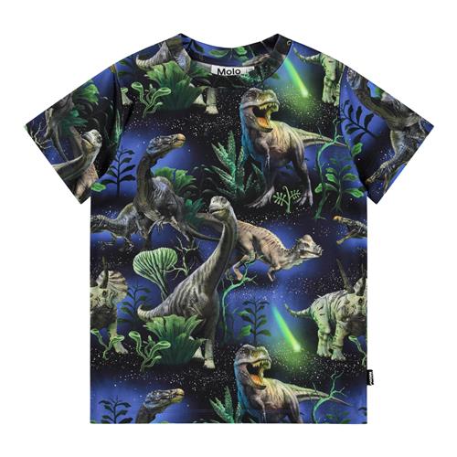 Molo Ralphie T-shirt Dinorama  Dinorama 92 cm  Blå  92 cm  mand
