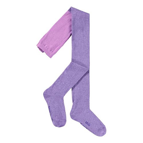 Molo Glitterstrømpe Purple Ray  Purple Ray 122/128 cm  Lilla  122/128 cm  kvinde