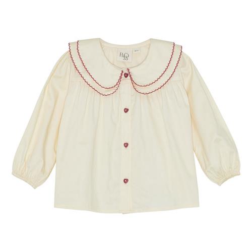 Flöss Darling Bluse Soft White  Soft White-80 cm  Hvid  80 cm  kvinde