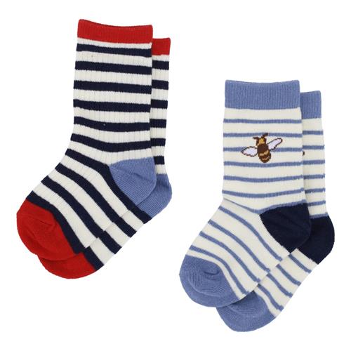 Flöss Vilde 2-pak Sokker Bee 2-pack  Bee 2-Pack-19-21 EU  Hvid  19-21 EU  mand