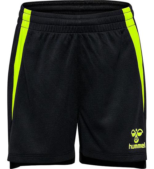Hummel Shorts - hmlLEAD - Black/Green Gecko