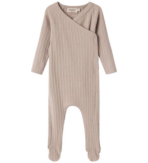 MarMar Heldragt m. Fødder - Pointelle - Rubello - Soft Beige