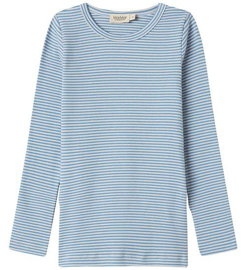 MarMar Bluse - Rib - Modal - Tani - Blue Stripe