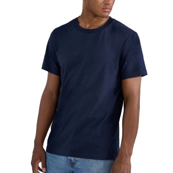 Bread & Boxers Bread and Boxers Light Weight Tee Marineblå økologisk bomuld XX-Large Herre