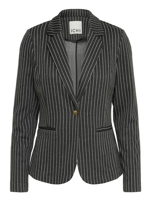 ICHI Blazer 'IXKATE PINSTRIPED BL'  mørkegrå