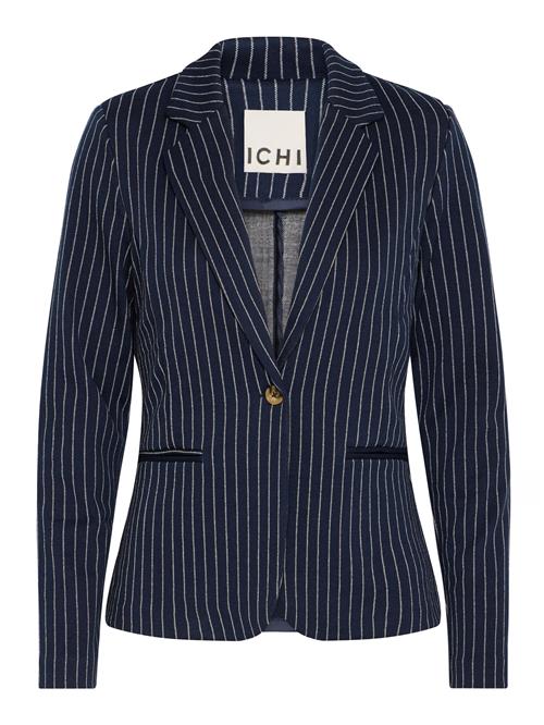 ICHI Blazer 'IXKATE PINSTRIPED BL'  mørkeblå
