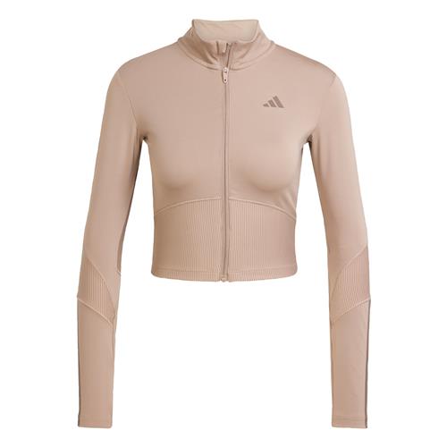 ADIDAS PERFORMANCE Træningsjakke 'Hyperglam'  brun / cappuccino