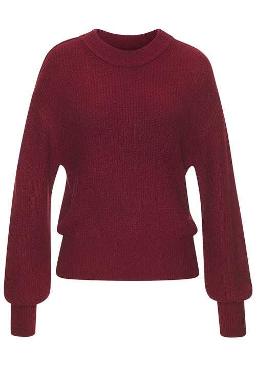 LASCANA Pullover  mørkerød