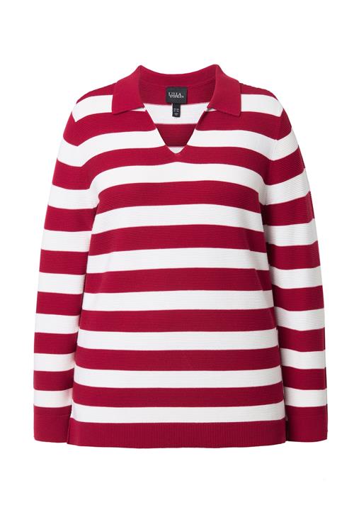 Ulla Popken Pullover  rubinrød / hvid
