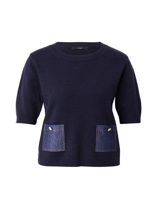 OUI Pullover  blue denim / mørkeblå
