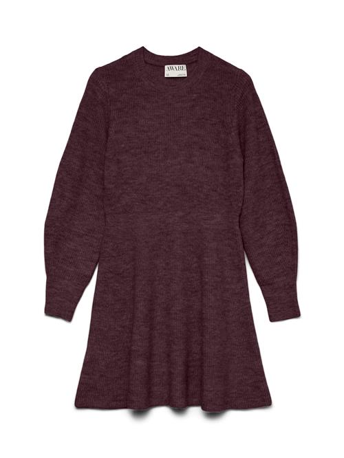 Vero Moda Curve Strikkjole 'AWCANGALINA'  purpur