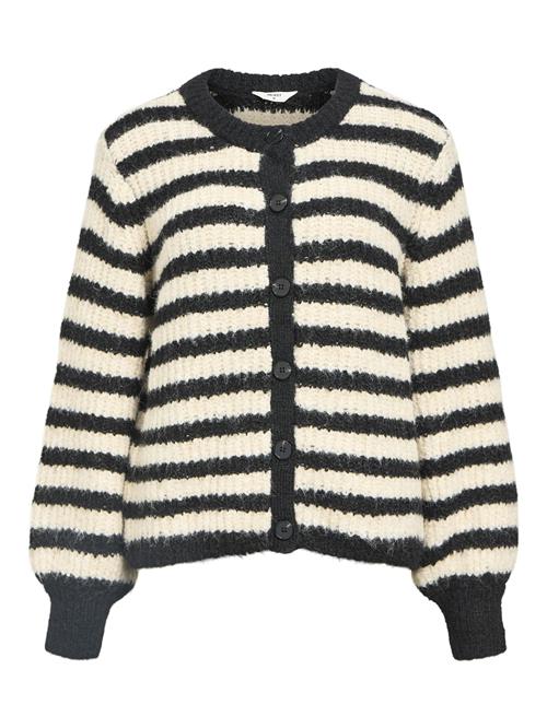 Se OBJECT Cardigan 'OBJMILU'  creme / sort ved About You