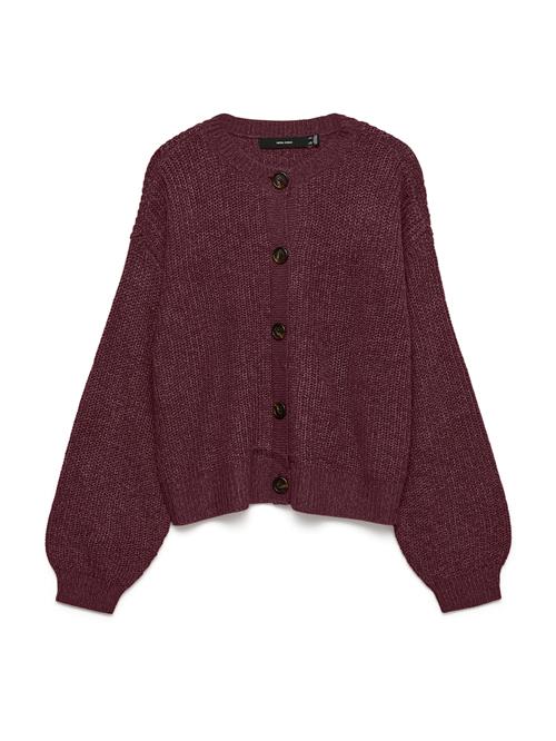 VERO MODA Cardigan 'VMLea'  burgunder