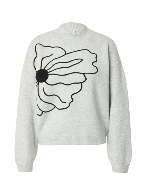 ONLY Pullover 'ONLLoi'  grå-meleret / sort