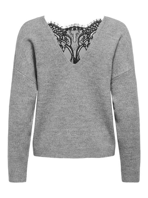 ONLY Pullover 'ONLAdela'  grå / sort