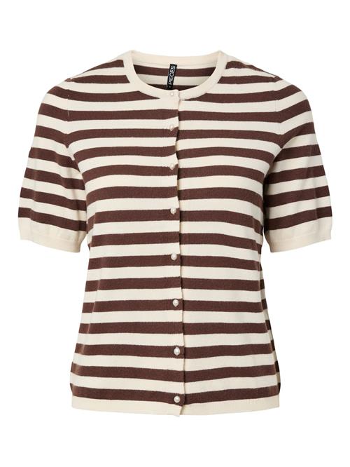 PIECES Cardigan 'PCOrina'  lysebeige / brun