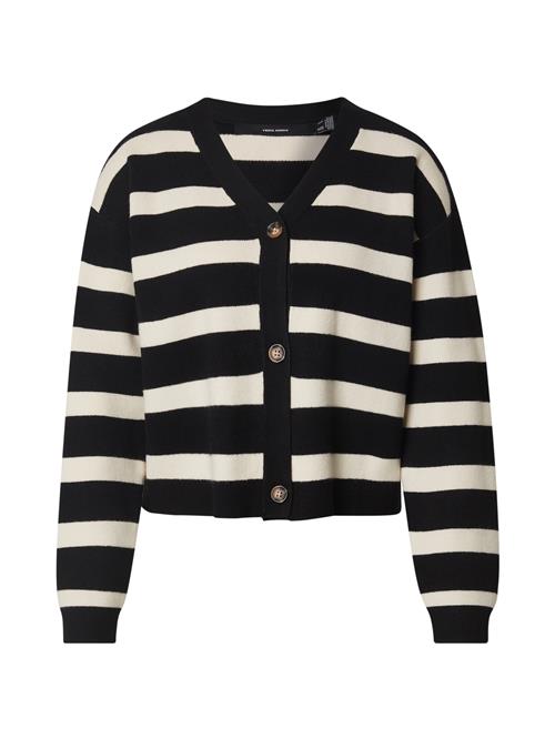 VERO MODA Cardigan 'VMSABA'  sort / æggeskal