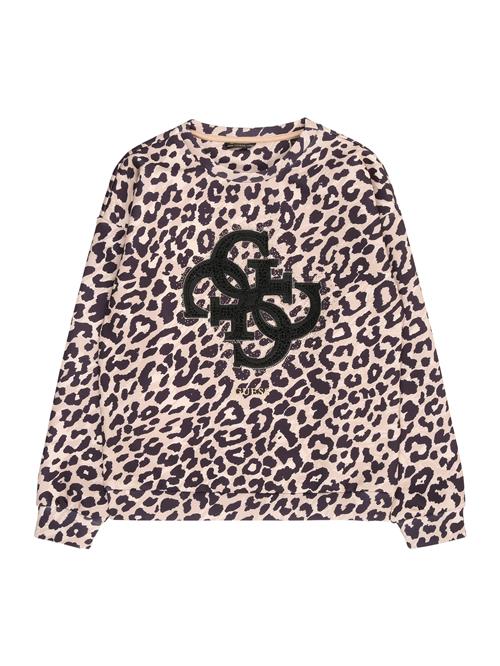 GUESS Bluser & t-shirts 'Scuba'  cappuccino / guld / sort