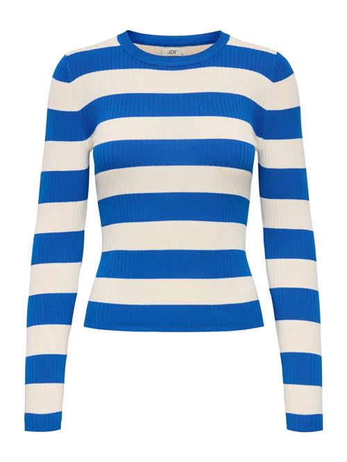 JDY Pullover 'JDYPLUM'  blå / hvid