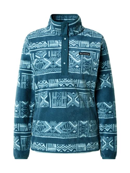 COLUMBIA Sportspullover 'Benton Springs™'  cyanblå / sort / hvid