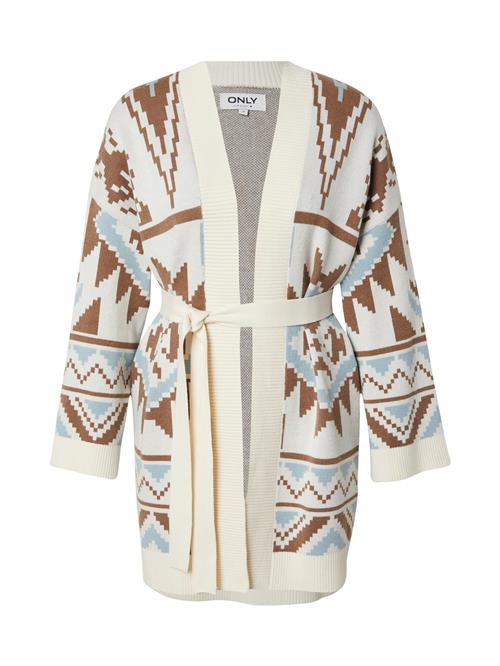 ONLY Cardigan 'ONLFRIDA'  beige / sand / lyseblå