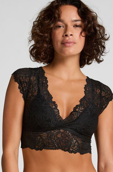 Hunkemöller Posie bralette Sort