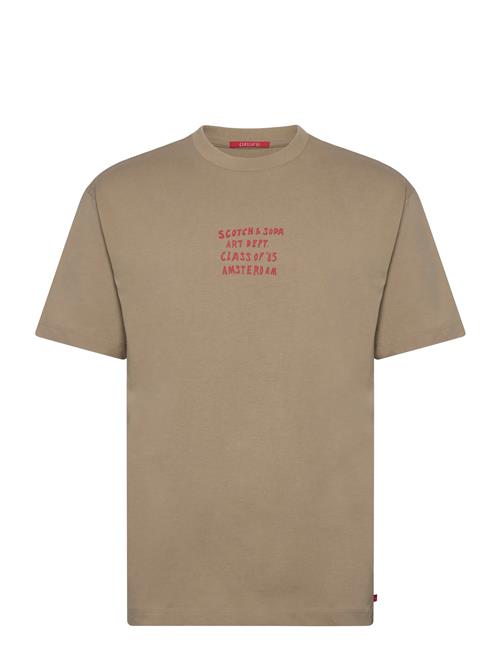 Relaxed-Fit Artwork T-Shirt Scotch & Soda Beige