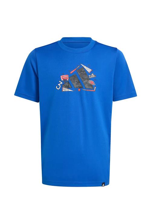 J Camo Train T Adidas Sportswear Blue