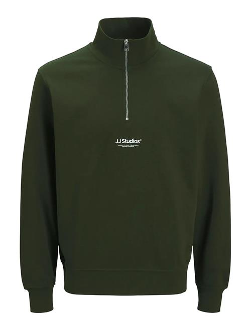 Jack & Jones Jjesoho Sweat Quarter Zip Hn Noos Jnr Jack & J S Khaki