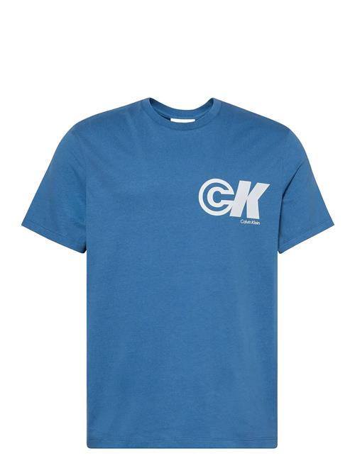 Ss 20S Ck Sport Logo Graphic Tee Calvin Klein Jeans Blue