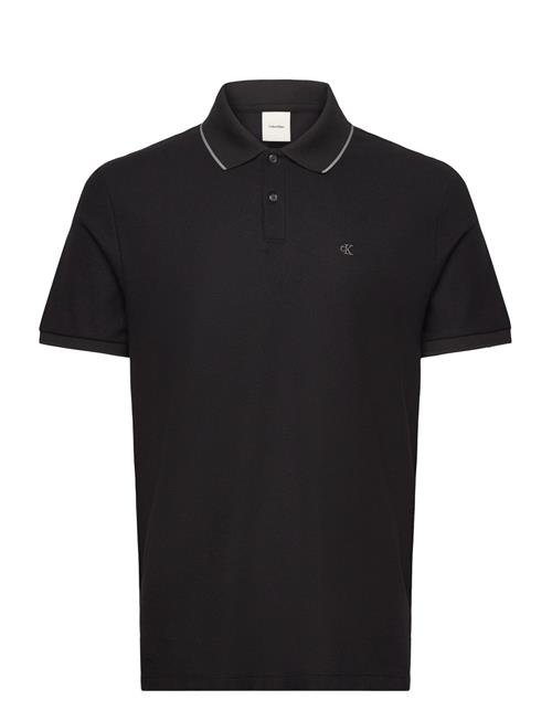 Ss Refined Pique Tipped Classic Calvin Klein Navy