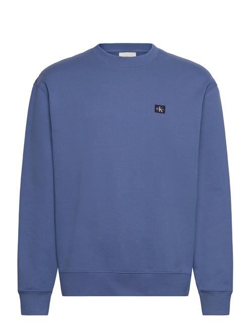 Ls 350Terry Eu Whsl Badge Crewne Calvin Klein Jeans Blue