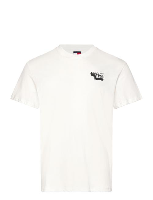 Tjm Slim Stack Logo Tee Ext Tommy Jeans White