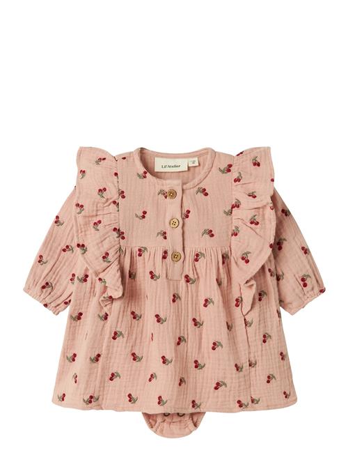 Nbfkoala Ls Loose Body Dress Lil Lil'Atelier Pink