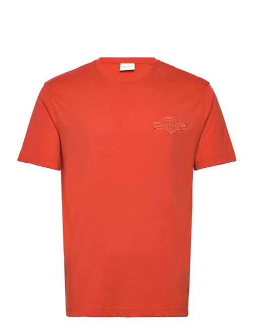 Reg Tonal Shield Ss T-Shirt GANT Orange