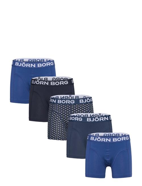 Cotton Stretch Boxer 5P Björn Borg Patterned