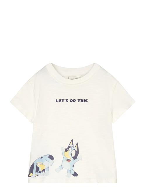 Bluey Printed T-Shirt Mango White