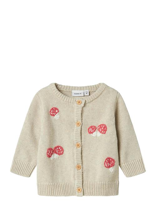 Nbflinie Ls Knit Card Name It Beige