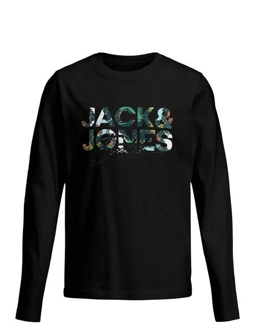 Jack & Jones Jjgeplas Tee Ls Crew Neck Jnr Jack & J S Black